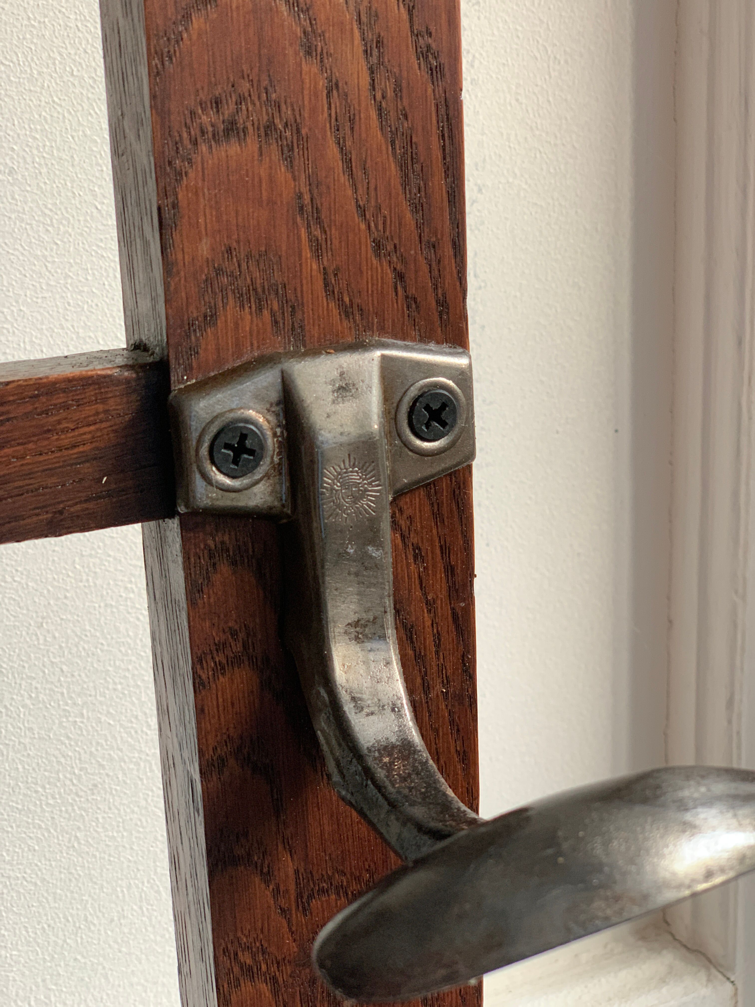 Art Deco cloakroom coat rack