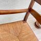 Wood armchair turned mulched way