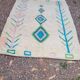 Tapis berbère traditionnel tissé main