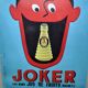 Plate advertising metal Joker
