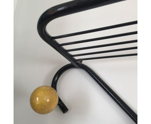 Vintage coat rack murals colorful balls