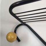 Vintage coat rack murals colorful balls