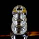 Pair of altuglass candle holders