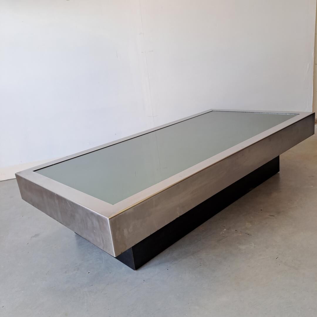 Mirror coffee table 1970