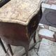 Marble bedside table