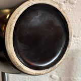 Modernist black ceramic vase from the 1950s.