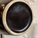 Modernist black ceramic vase from the 1950s.