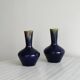 Pair of antique blue vases