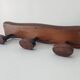 Vintage solid wood wall coat rack