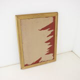 1970s wall mirror, czechoslovakia, 81x61 cm