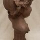 Buste de Bacchus enfant en terre cuite