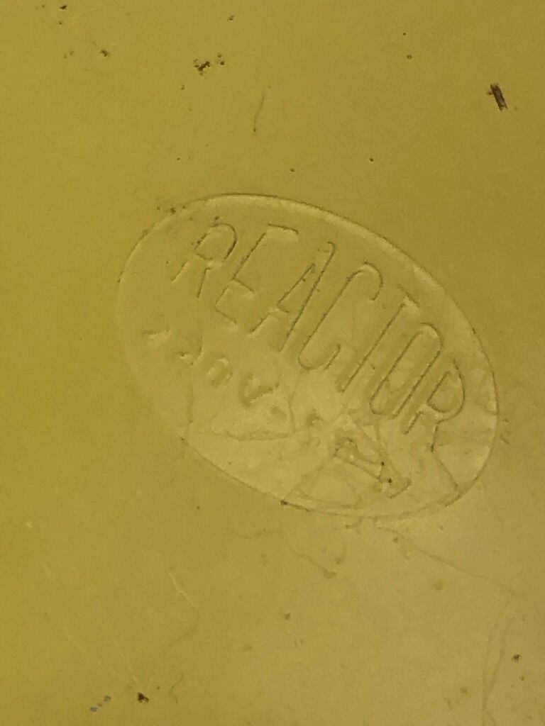 Night light in yellow perforated