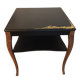 Coffee table / side table restored — Matt black & golden touches