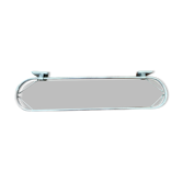 Chrome bathroom shelf and cor glass from 1960