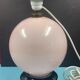 Pink sphere lamp stand