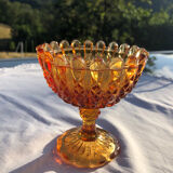 Amber glass calyx