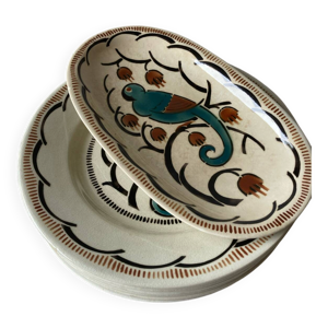 assiettes à dessert
