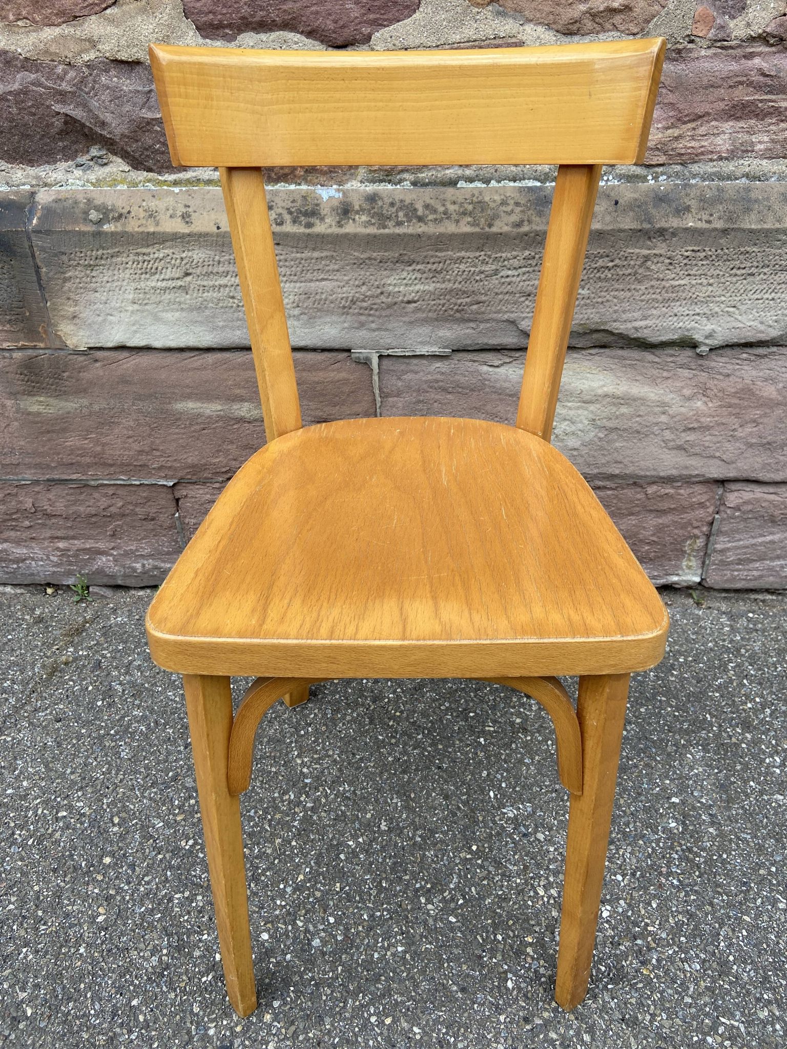 4 Viennese Baumann chairs Curved wood Restaurant Paris bistro