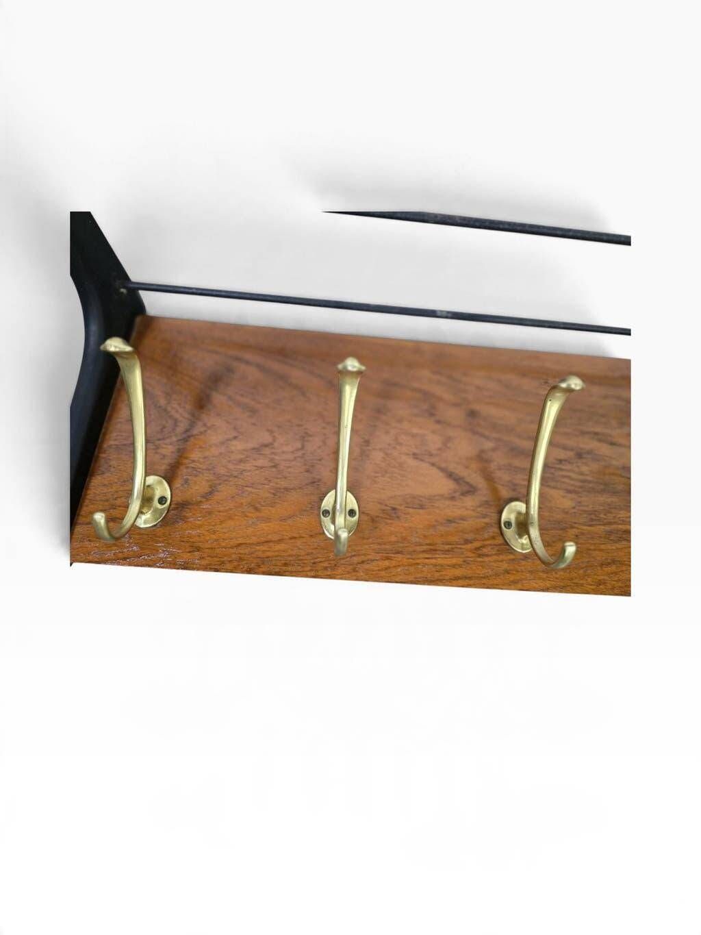 Vintage wall coat rack 'Boomerang' A. Hendrickx
