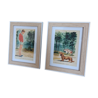 2 youth illustration frames