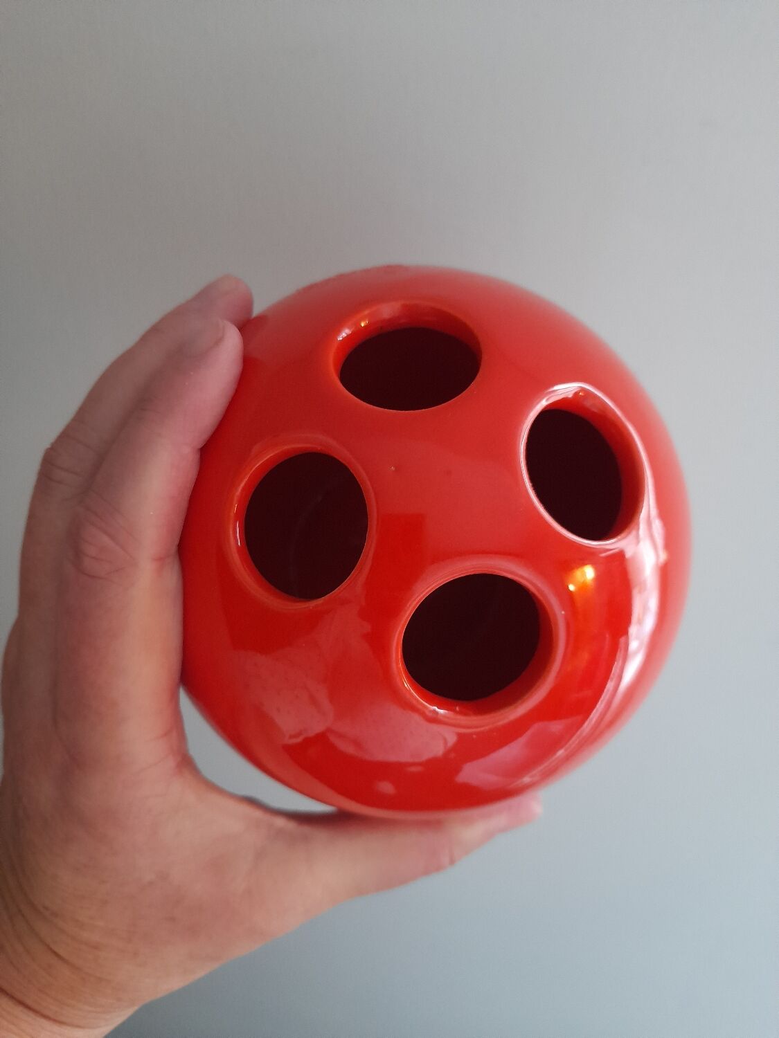 Vase with flowers, Italian design ceramic.