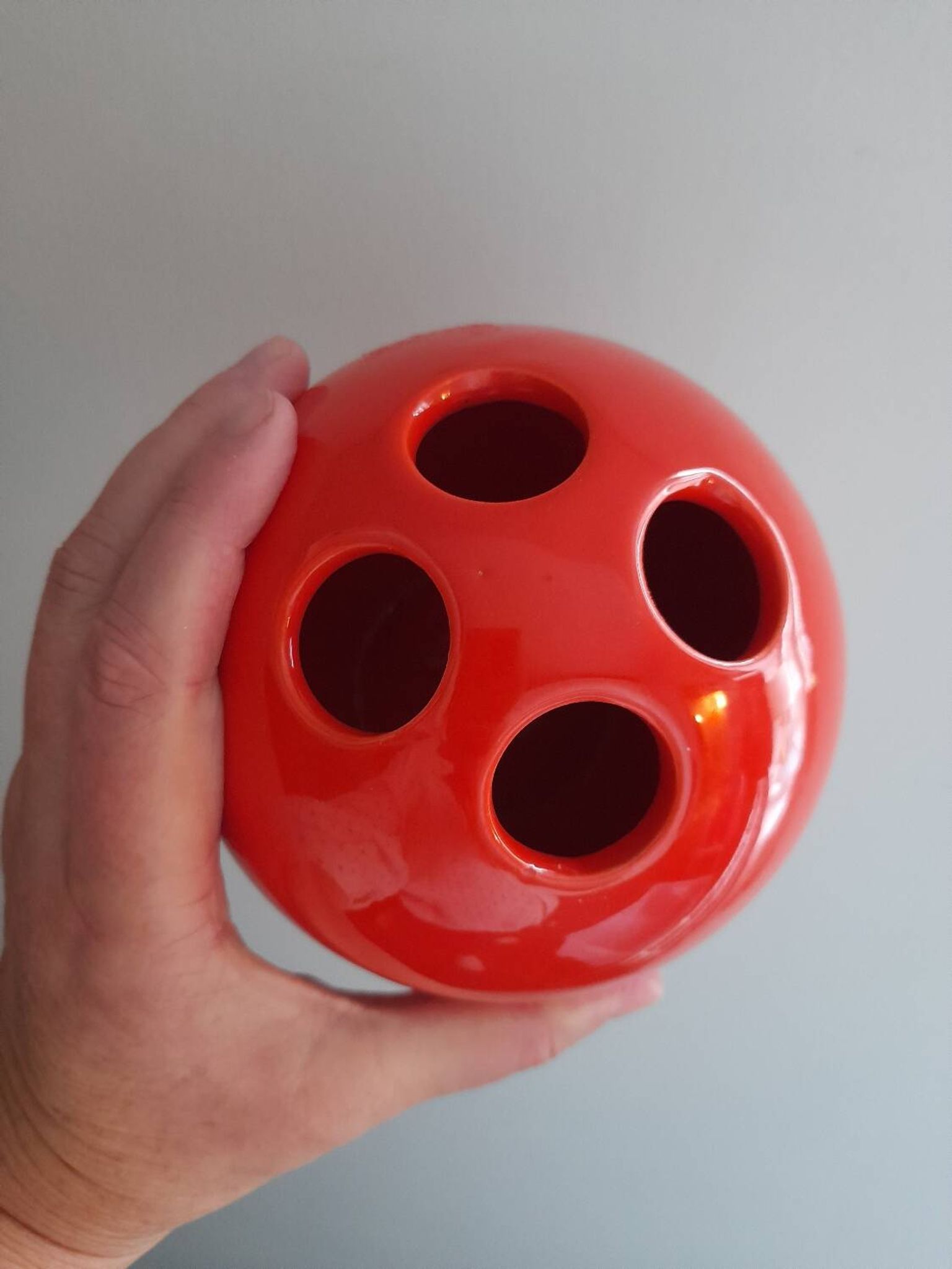 Vase pic fleurs céramique design italien