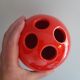 Vase with flowers, Italian design ceramic.