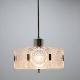 Design mid-century glass pendant by Kamenicky Senov, 1970s, up to six pieces