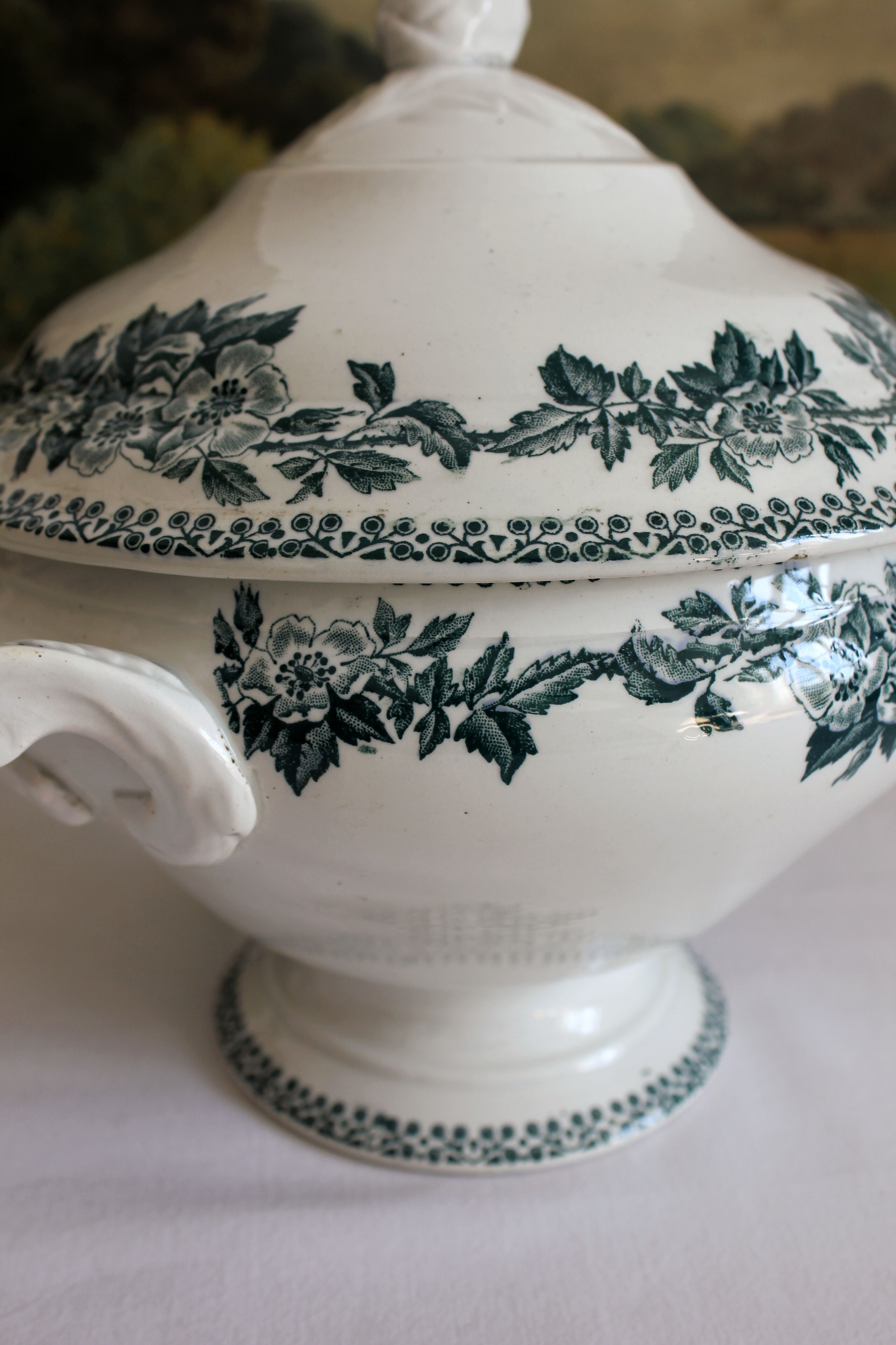 Iron earth tureen Guadeloupe Saint Amand