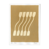Original gouache painting "Tassels"
