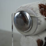 1970s French plexiglass lounge chair