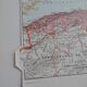 Carte géographique ancienne Algerie et Afrique du Nord Larousse