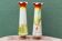 Pair of blown glass Murano collared vases