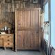 Armoire lingère ancienne en pin massif (rénovée)
