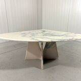 Artificial marble coffee table side table 1980’s
