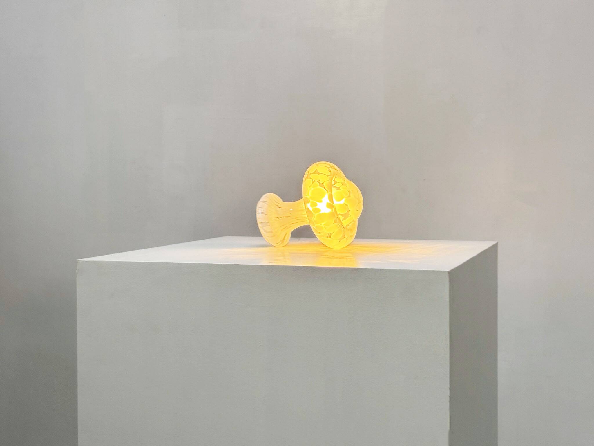 Lampe de table en verre Mazzega