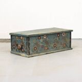 Painted Folk Art Marriage Chest