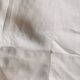 Old very large linen sheet monogrammed BF