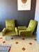 2 vintage armchairs by Louis Paollozzi for Zol