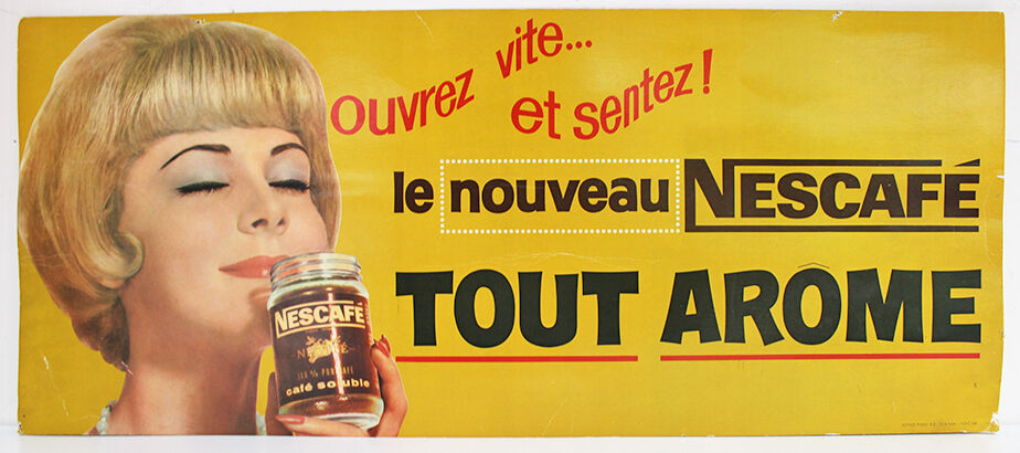 Nescafé advertising poster