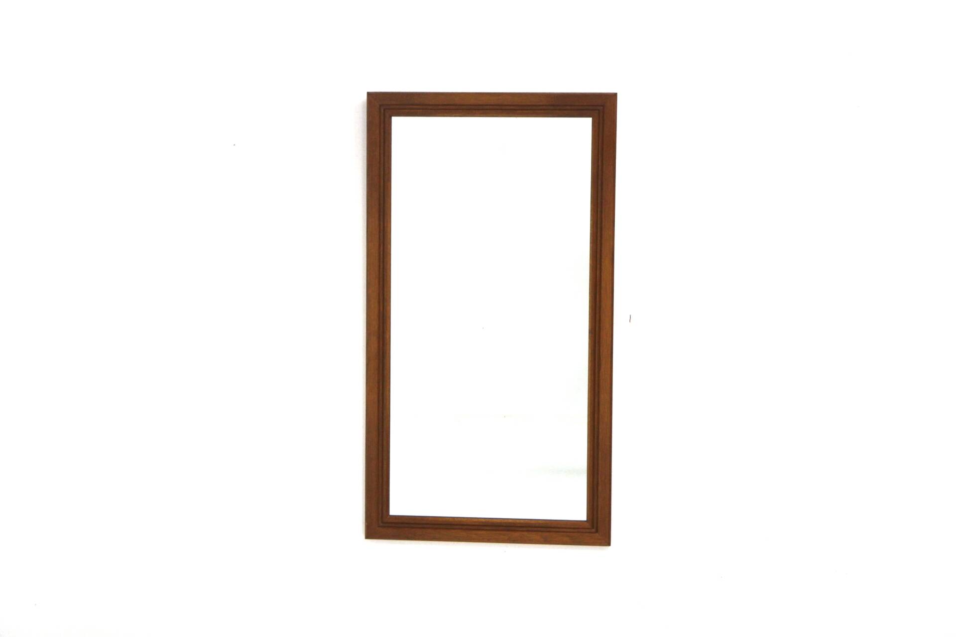 Scandinavian oak mirror, Sweden 1960, 100 x 55cm