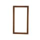Scandinavian oak mirror, Sweden 1960, 100 x 55cm