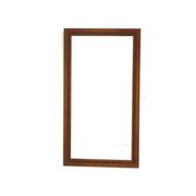 Miroir scandinave en chêne, Suède 1960, 100 x 55cm