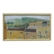 Peinture suédoise, années 1960, huile sur toile, Anders Fogelin (1933-1982)