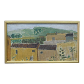 Peinture suédoise, années 1960, huile sur toile, Anders Fogelin (1933-1982)