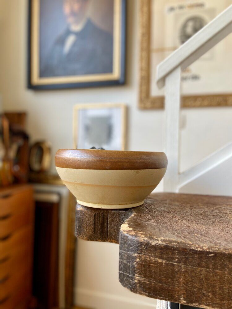 Digouin saladier in enamelled sandstone