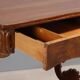 Antique Louis-Philippe writing desk in walnut, Italy, 19th century.