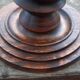 Art Deco turned wood lamp