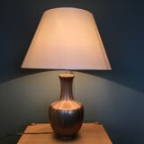 Vintage Metal Hollywood Regency Table Lamp, 1970s