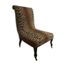 Napoleon III retaped leopard chair